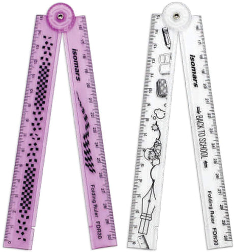 Folded Ruler - 12"( Set of 3) - Isomars
