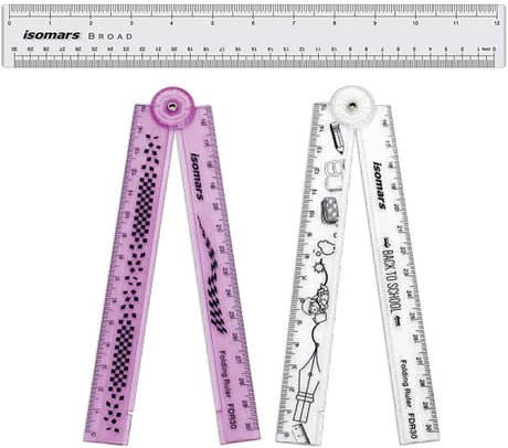 Folded Ruler - 12"( Set of 3) - Isomars