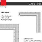 L Grid - Ruler 8"