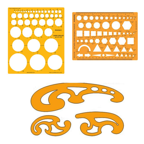 General Purpose Circle Template Combo - Isomars