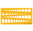 Geometry Shape Drawing Template Stencil - Isomars