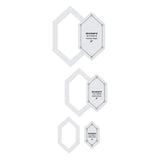 Hexagon Quilting Patchwork Scale (Set of 3) - Isomars