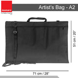 Isomars Artist's Bag A2 - Multipurpose Bag for Carrying Tools , Instruments, Sheets, Canvas And Boards - Isomars