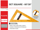 Isomars Black Board/White Board Geometry Set - (Big Size) - Isomars