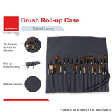 Isomars Brush Roll Up Case - Grey - Isomars
