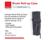 Isomars Brush Roll Up Case - Grey - Isomars