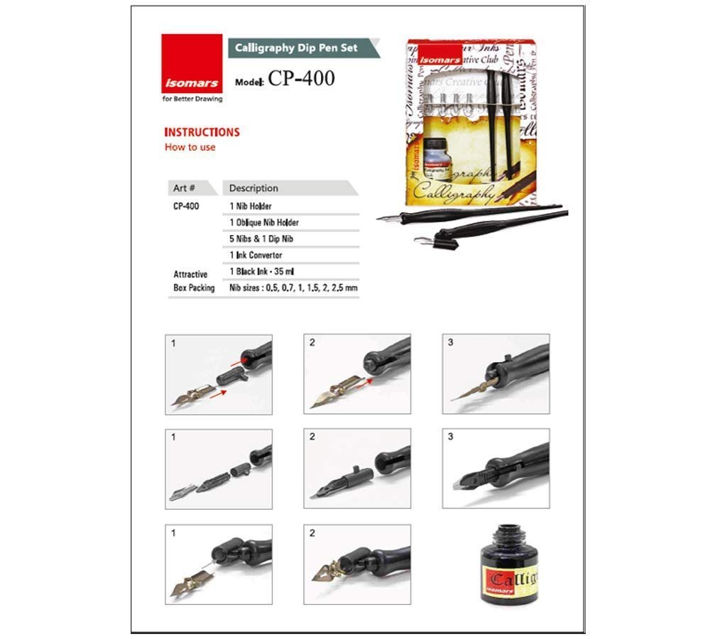 Isomars Calligraphy Artist Set - Isomars