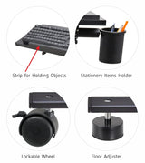 Isomars Computer Table - Adjustable - Professional Workstation for Computer - Ideal for Home, Schools, Office, Hospitals, Gaming Etc. - Isomars