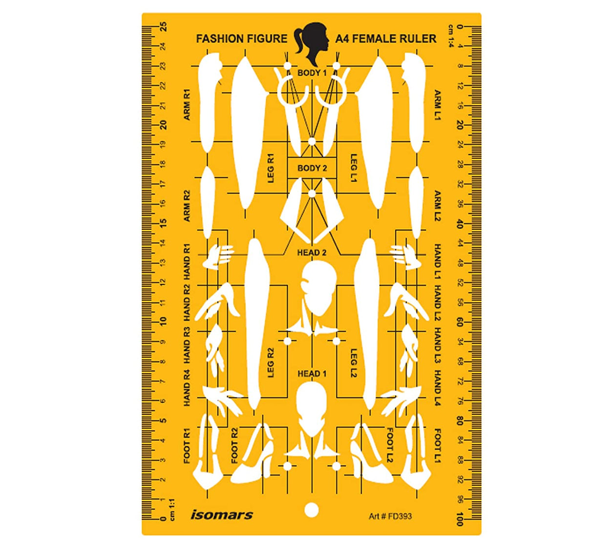 Isomars Fashion Figure Template - Female - Isomars