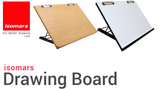 Isomars Foldable Art board Drawing & Drafting Board - A2 - 18.5" x 2.5.5" - Isomars