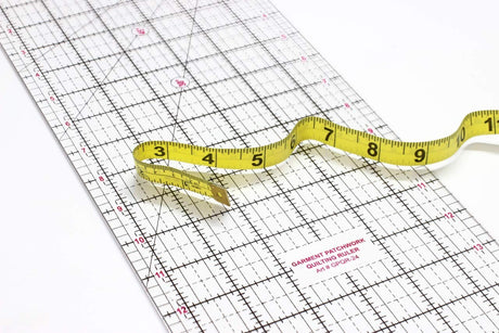 Isomars Garment Patchwork Quilting Ruler (12 Inch) - Isomars