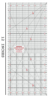 Isomars Garment Patchwork Quilting Ruler (12 Inch) - Isomars