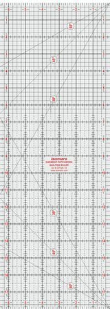 Isomars Garment Patchwork Quilting Ruler - 18" - Isomars