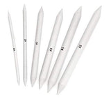 Isomars Paper Stumps Set of 6 & Charcoal Pencil Set of 3 Combo - Isomars