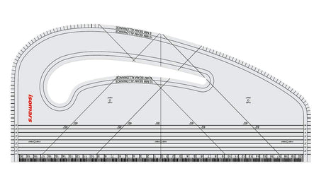 Isomars Pattern Curve, Gridding Scale & Armhole Curve with Marking Combo - Isomars