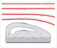 Isomars Pattern Curve with Tailoring Ruler Set of 4 - Isomars