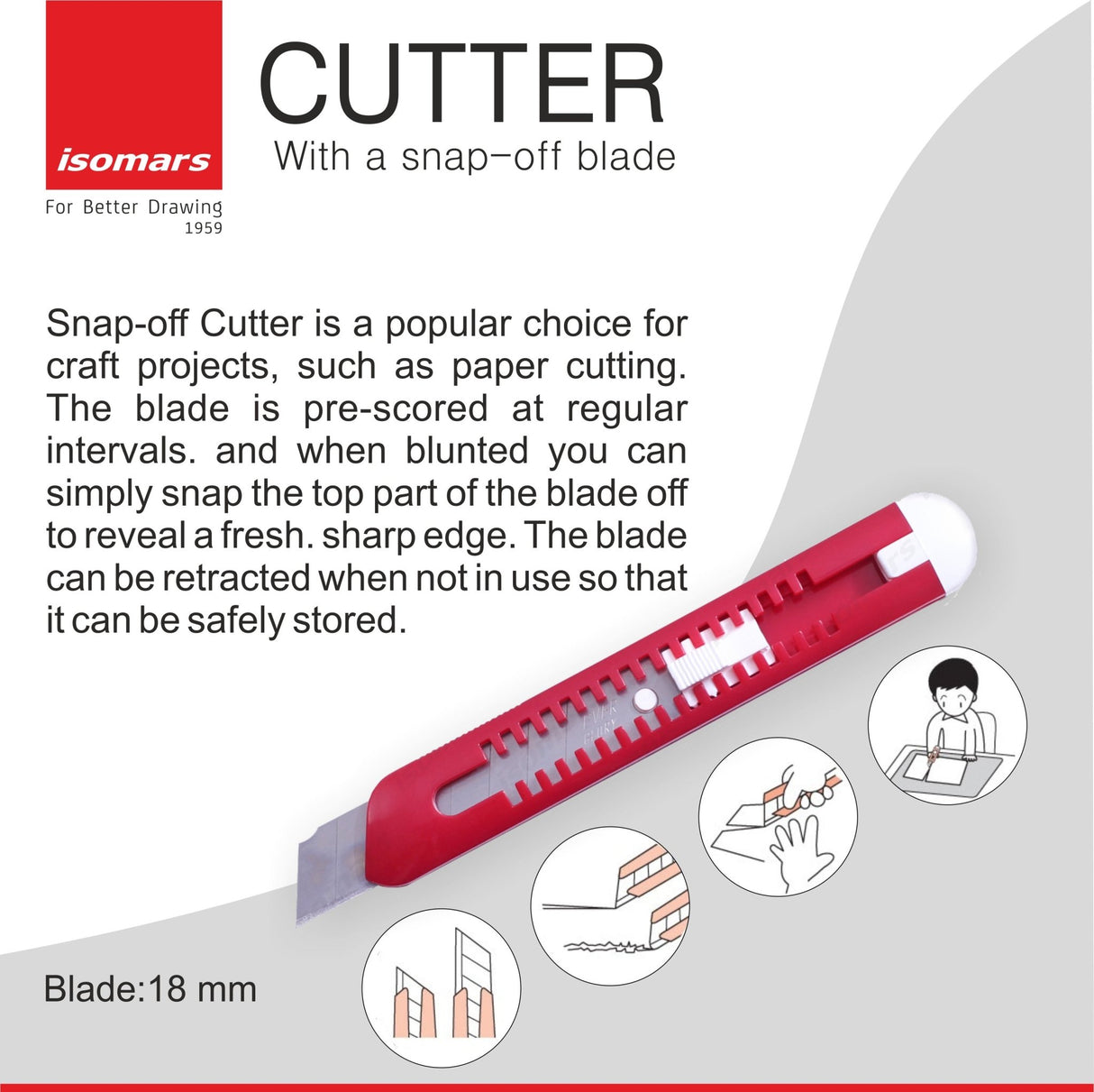 Isomars Pen Knife/Surgical Knife (Get A Cutter Free) - Isomars