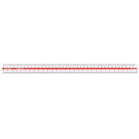 Isomars Plastic Rulers - 30" - Isomars