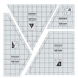 Isomars Quilt Combo Set of 4 Isomars Quilting Template for Patchwork & Sewing - Isomars
