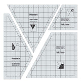 Isomars Quilt Combo Set of 4 Isomars Quilting Template for Patchwork & Sewing - Isomars