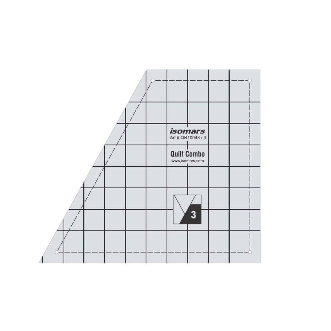 Isomars Quilt Combo Set of 4 Isomars Quilting Template for Patchwork & Sewing - Isomars