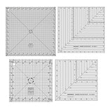 Isomars Quilting Ruler Set of 4, Isomars Quilting Template for Patchwork & Sewing - Isomars