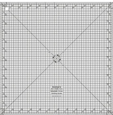 Isomars Quilting Ruler Set of 4, Isomars Quilting Template for Patchwork & Sewing - Isomars