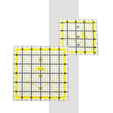 Isomars Quilting Rulers - Set Of 2 Sizes - 4.5"x4.5 And 6"x6" - Isomars