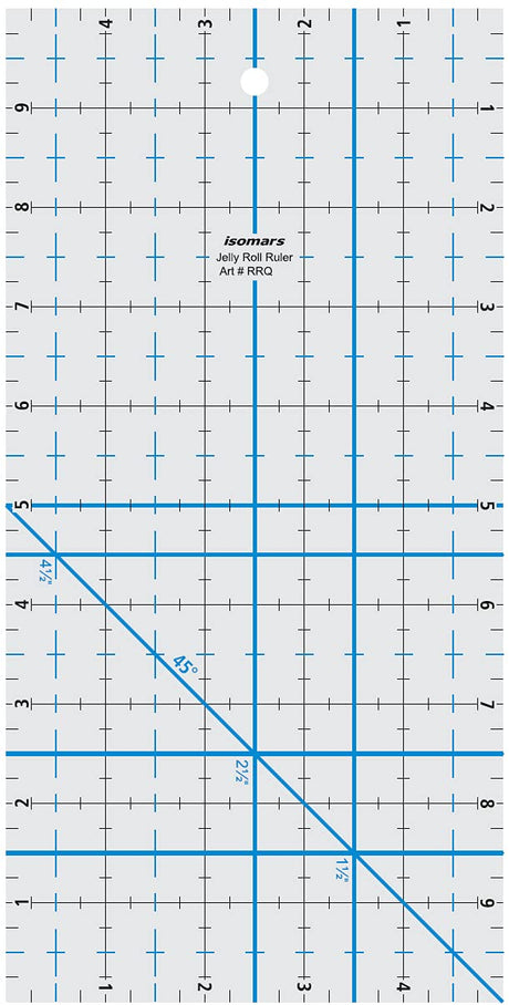 Isomars Roll Ruler Isomars Quilting Template for Patchwork & Sewing - 5" x 10" - Isomars