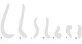 Isomars Set of 7 French Ship Curves Curve Drawing Drafting Template Stencil - Isomars