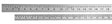 Isomars Steel Scale Set of 2 – 12 Inch & 24 Inch Stainless Steel Rulers | Heavy Duty Measuring Scale for Drafting, Drawing, Engineering & Office Use - Isomars