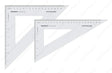 Isomars Technical Set Squares 12"x14" - Isomars