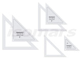 Isomars Triangle Quilting Patchwork Shape Scale Template - Isomars