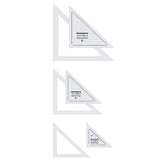 Isomars Triangle Quilting Patchwork Shape Scale Template - Isomars