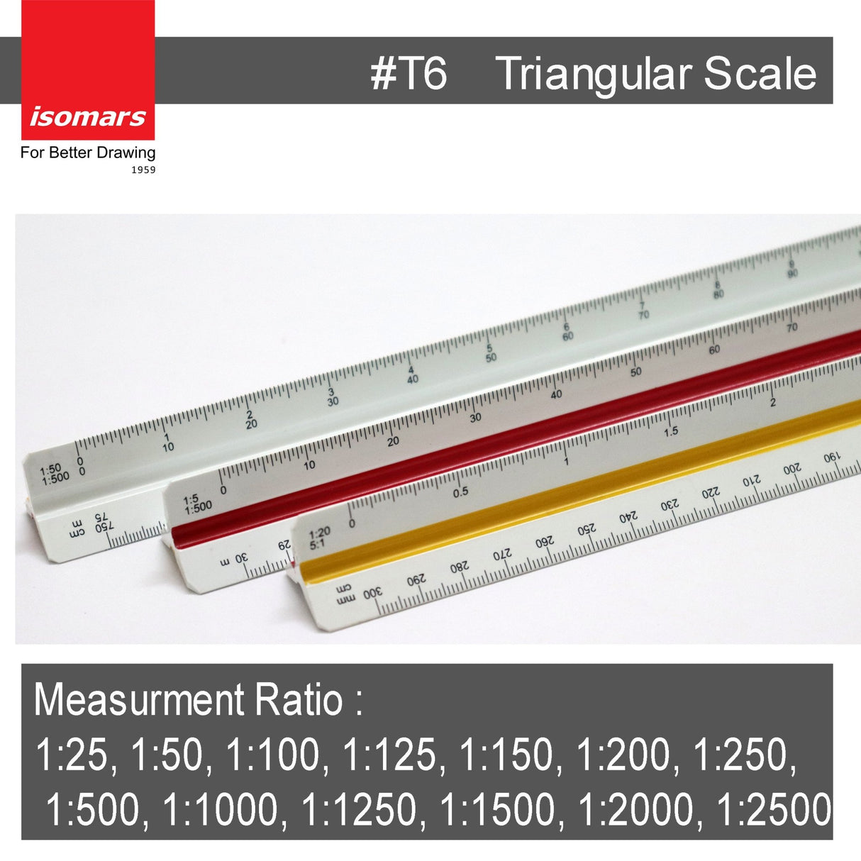 Isomars Triangular Scale  T6 - Isomars