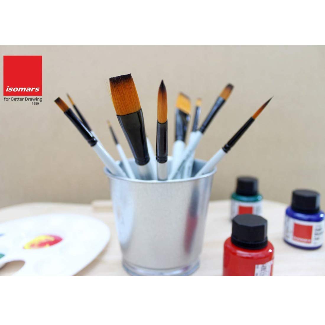 Isomars India Waterproof Drawing Ink 35ml - Black