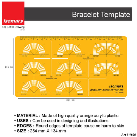 Jewelry Design Bracelet Template - Isomars