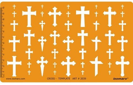 Jewelry Design Template- Cross Shape - Isomars