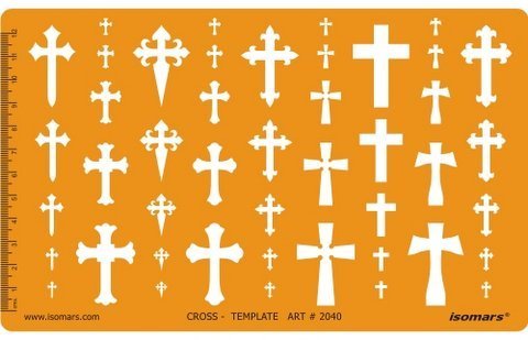 Jewelry Design Template- Cross Shape - Isomars