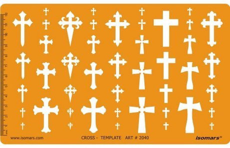 Jewelry Design Template- Cross Shape - Isomars
