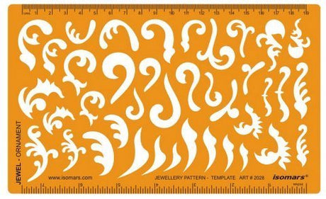 Jewelry Design Template- Curve Shape - Isomars