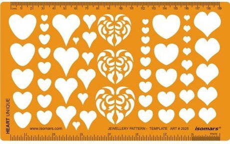 Jewelry Design Template- Heart Shape - Isomars