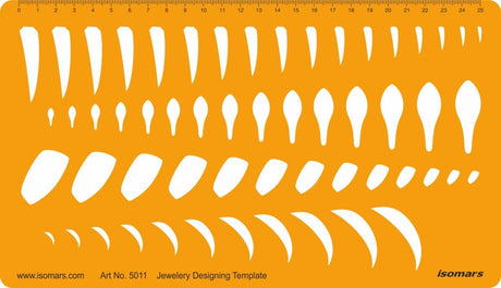 Jewelry Design Template- Organic Stones Amulet Talisman - Isomars