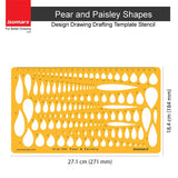 Jewelry Design Template (Pear and Paisley Shape) - Isomars