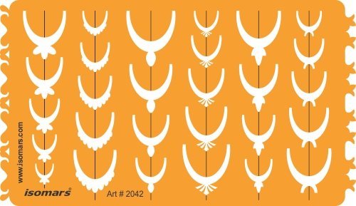Jewelry Design Template- Pendant Necklace Shapes - Isomars