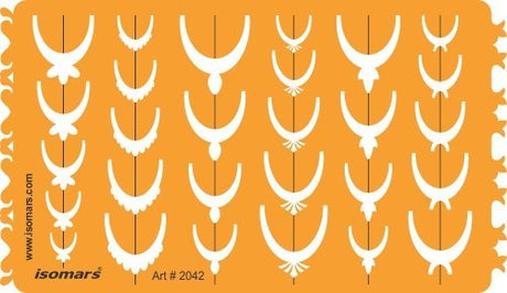 Jewelry Design Template- Pendant Necklace Shapes - Isomars