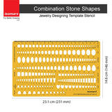 Jewelry Design Templates- Pear & Paisley Shapes (Set of 2) - Isomars