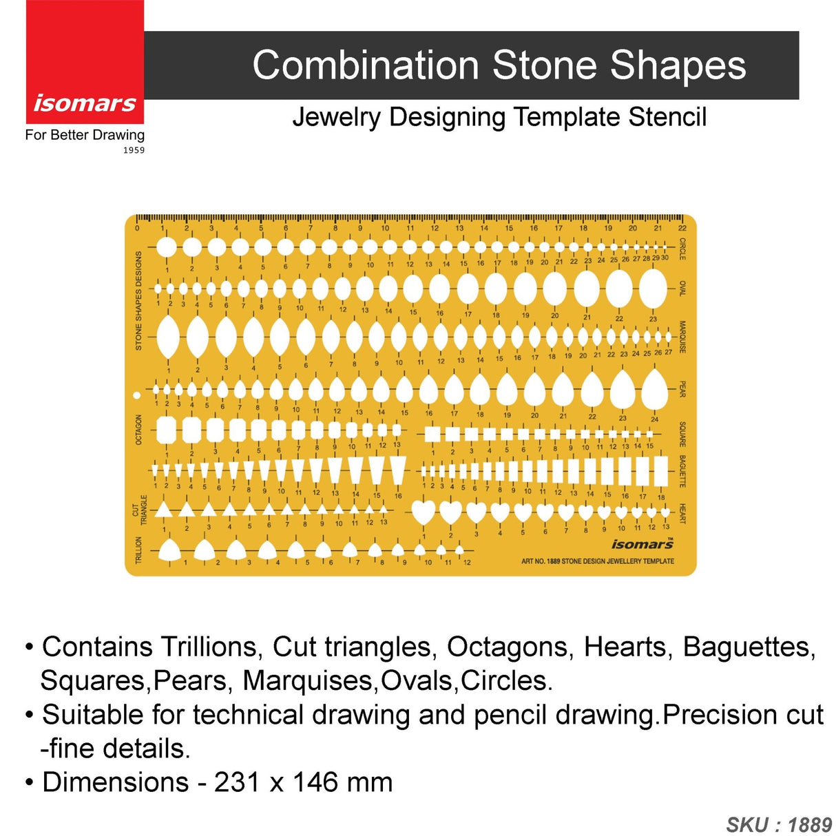 Jewelry Design Templates- Pear & Paisley Shapes (Set of 2) - Isomars
