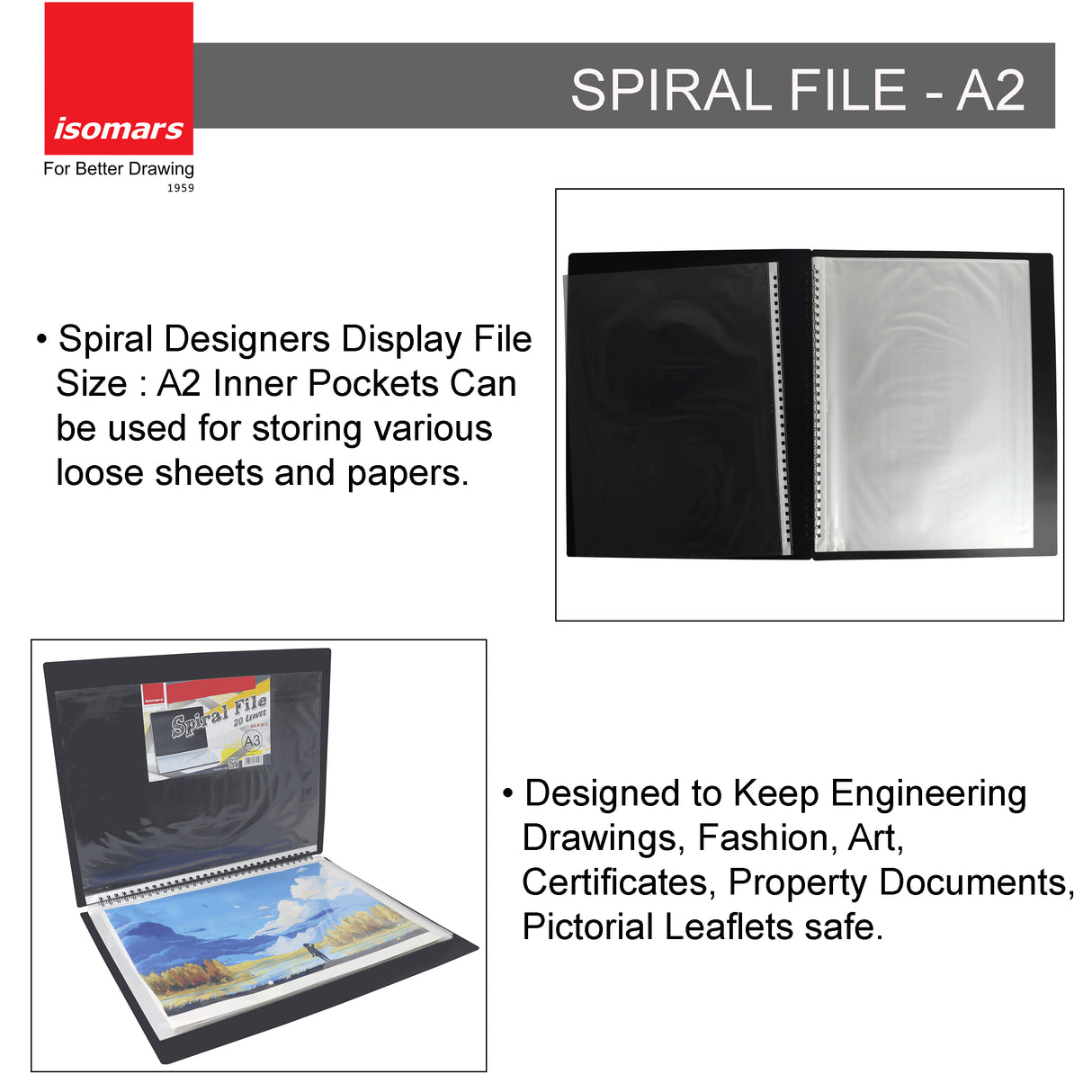 Isomars Spiral File - A2