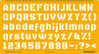 Lettering Stencil 105 - Isomars